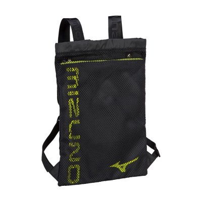 Bolsas Mizuno Mesh Bolsa De Dibujo Mujer Negros / Amarillos - Chile M135YMLTJZ